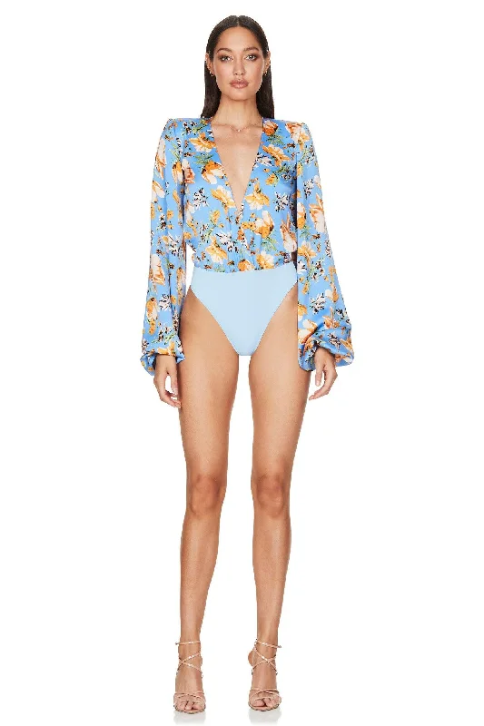 Nookie Simone Bodysuit - Light Blue