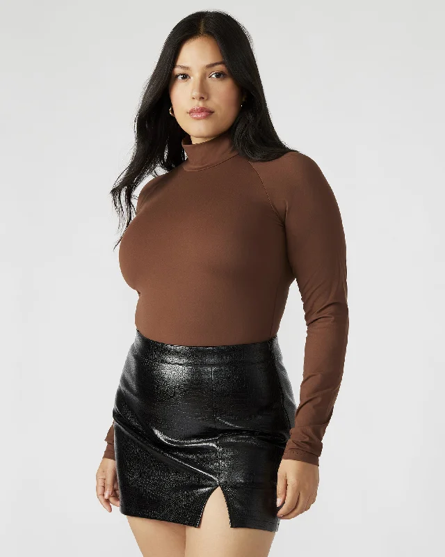 NELLE BODYSUIT BROWN