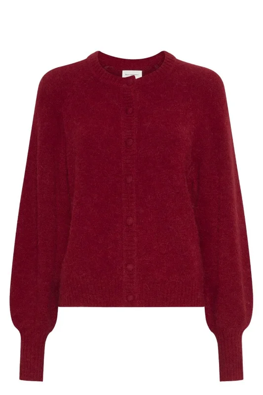 Moss Copenhagen - Mschzasha Hope Cardigan 19065 - Rhubarb