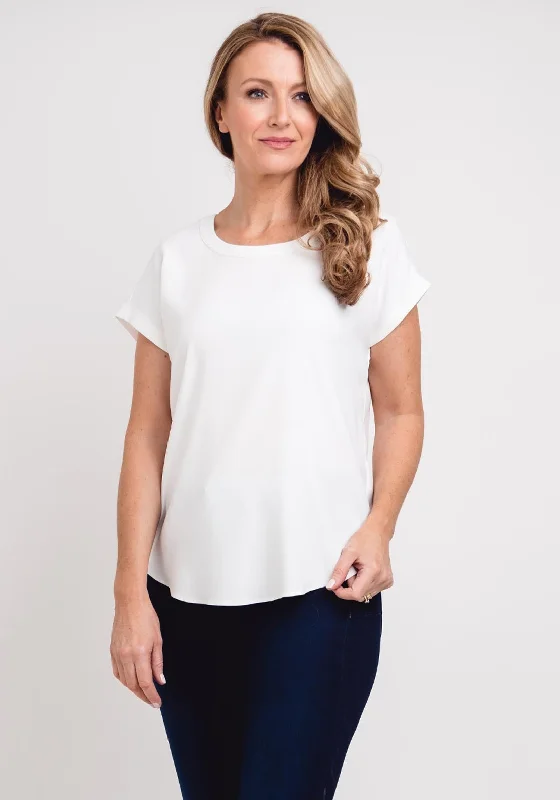 Gerry Weber Crepe Satin Top, White