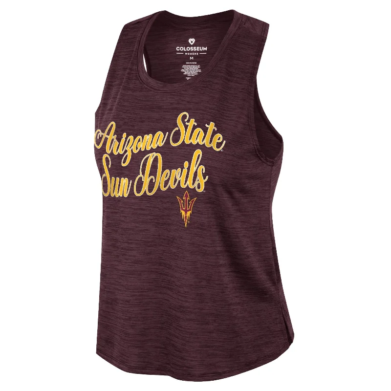 ASU Switch Ladies Tank MRN