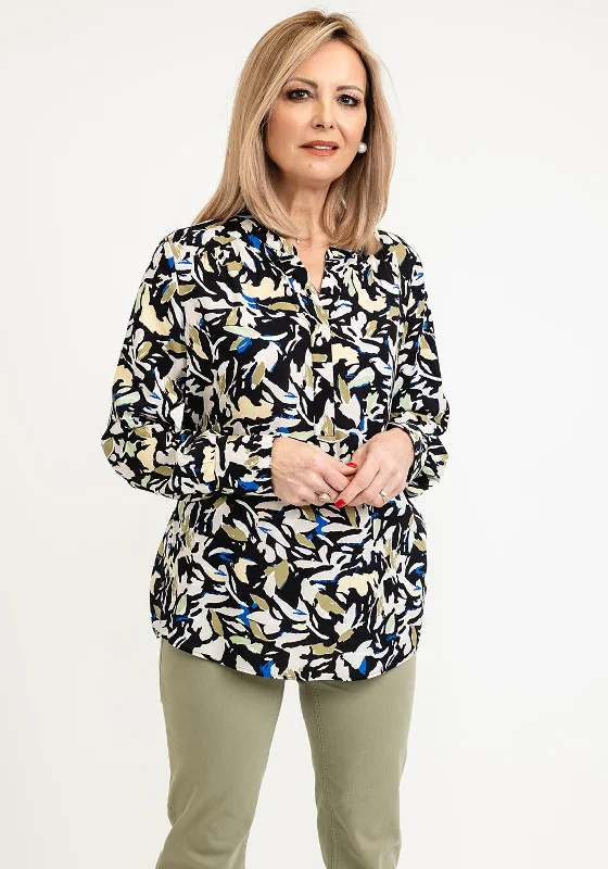 Gerry Weber Abstract Pattern Blouse, Black Multi