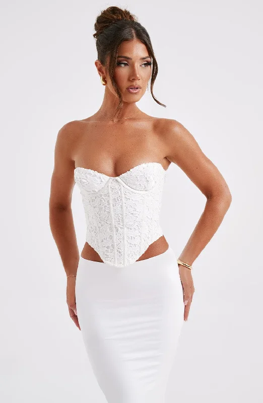 Harlow Corset - Ivory