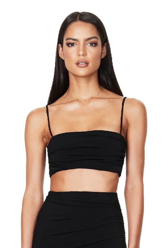 Nookie Aria Crop - Black