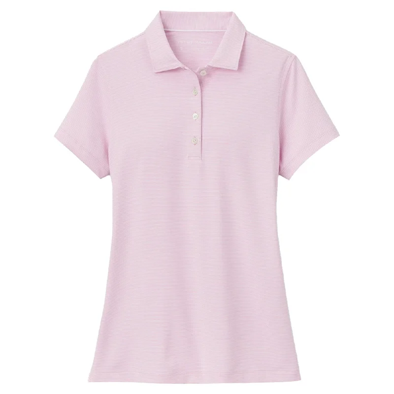 Womens Jubilee Button Polo Palmer Pink - 2025