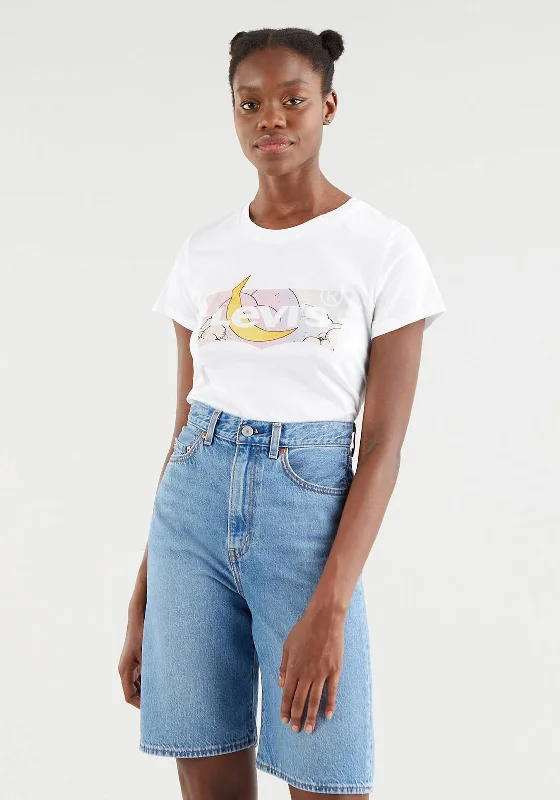 Levis® Moon Graphic The Perfect Tee T-Shirt, Dreamy White 1251