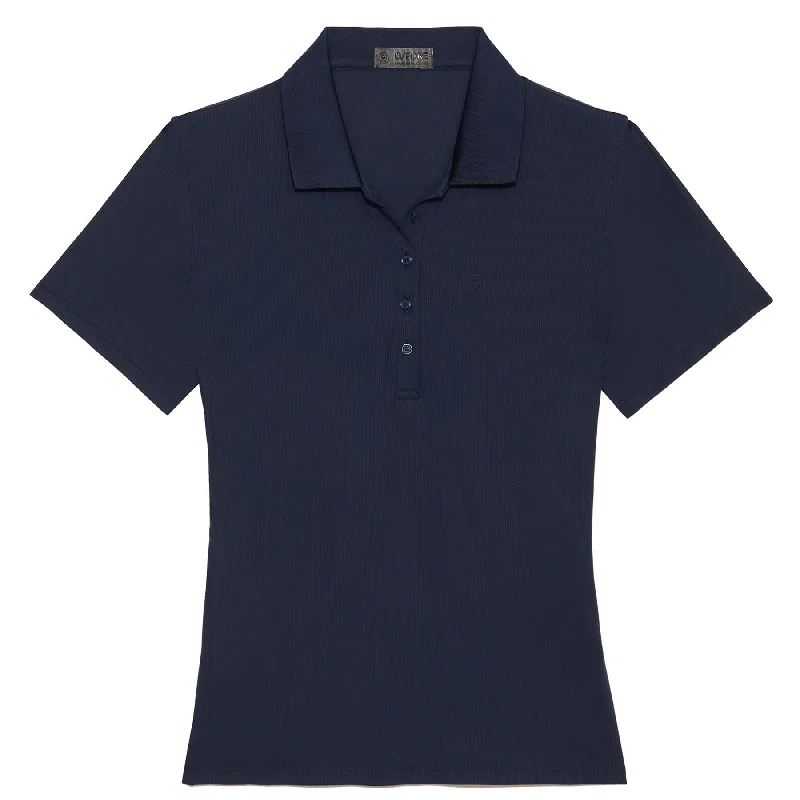 Womens Tech Rib Polo Twilight - AW24