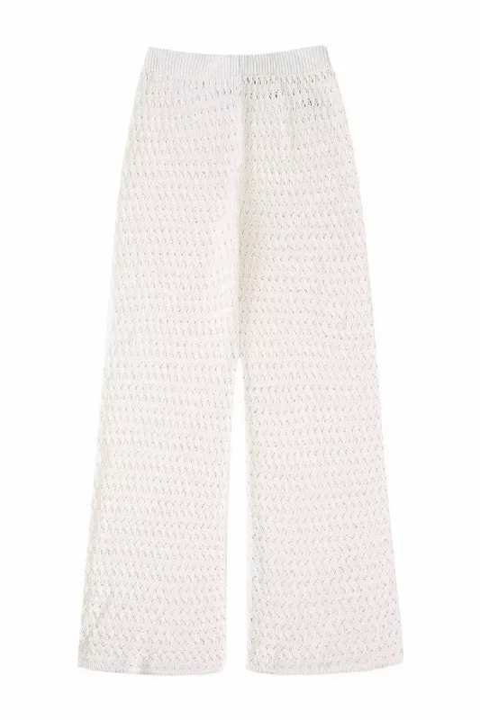 'Melissa' Knitted Straight Trouser