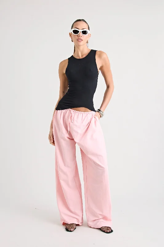 LE BOOM BOOM WIDE LEG PANT | PINK