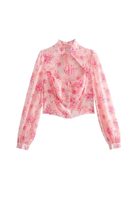 'Laurel' Floral Long Sleeved Top