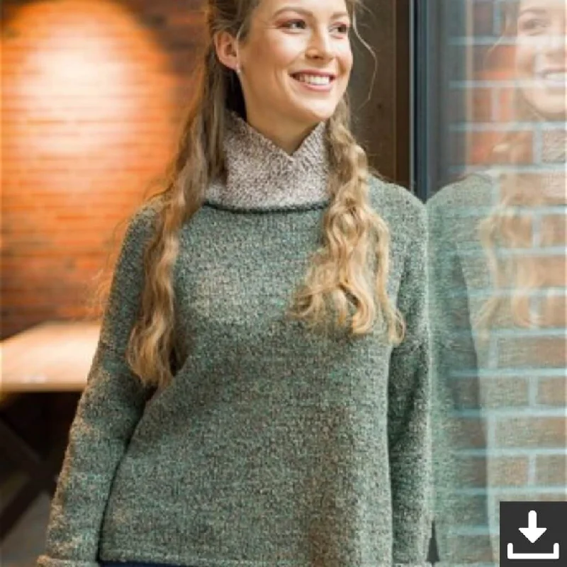 Wohlig warmer Pullover Strickanleitung - Austermann (PDF)