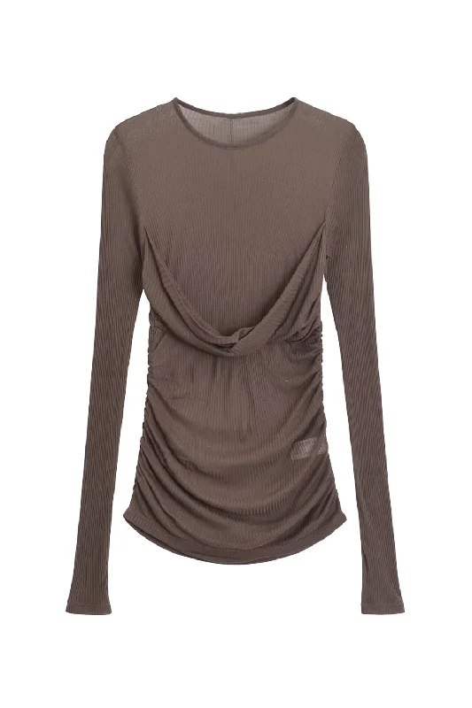 'Pam' Sheer Long Sleeved T-Shirt