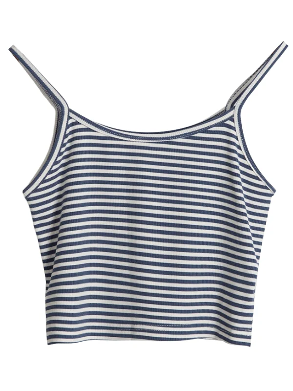 'Gretchen' Striped Ribbed Cami Top (4 Colors)