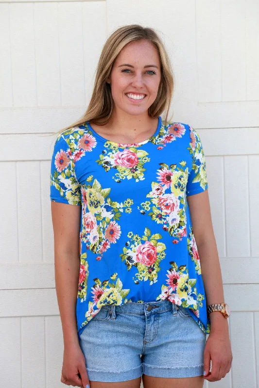 Favorite Floral Tunics: Blue and Yellow