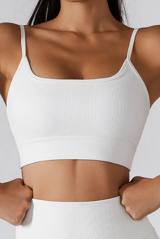 'Jaime' Ribbed Yoga Bra (5 colors)