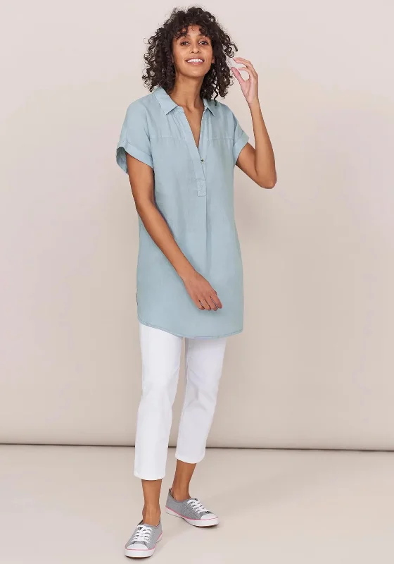 White Stuff Bantu Tunic Light Blue