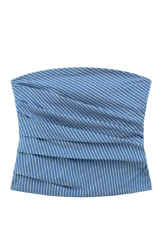 'Florence' Stripe Tube Top