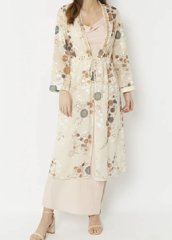 Silk Devore Kaftan