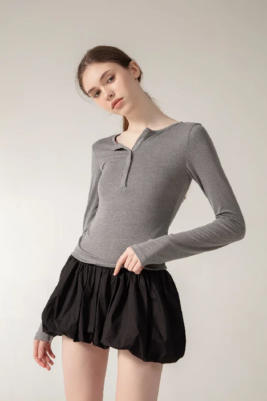 LUCIE Top - Grey