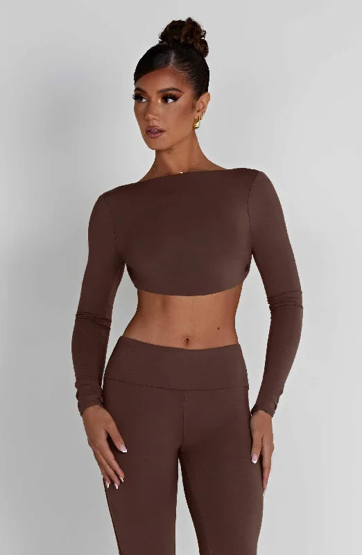 Sahra Top - Chocolate