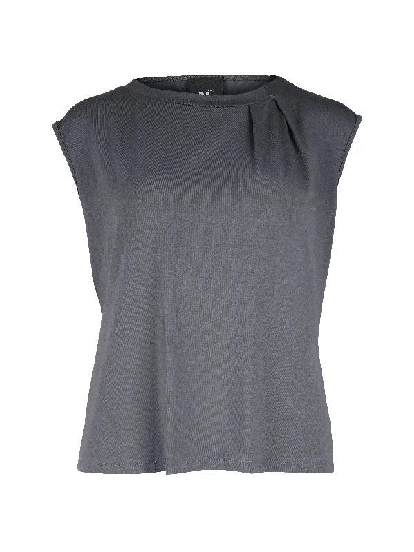 YASMI top - dark grey