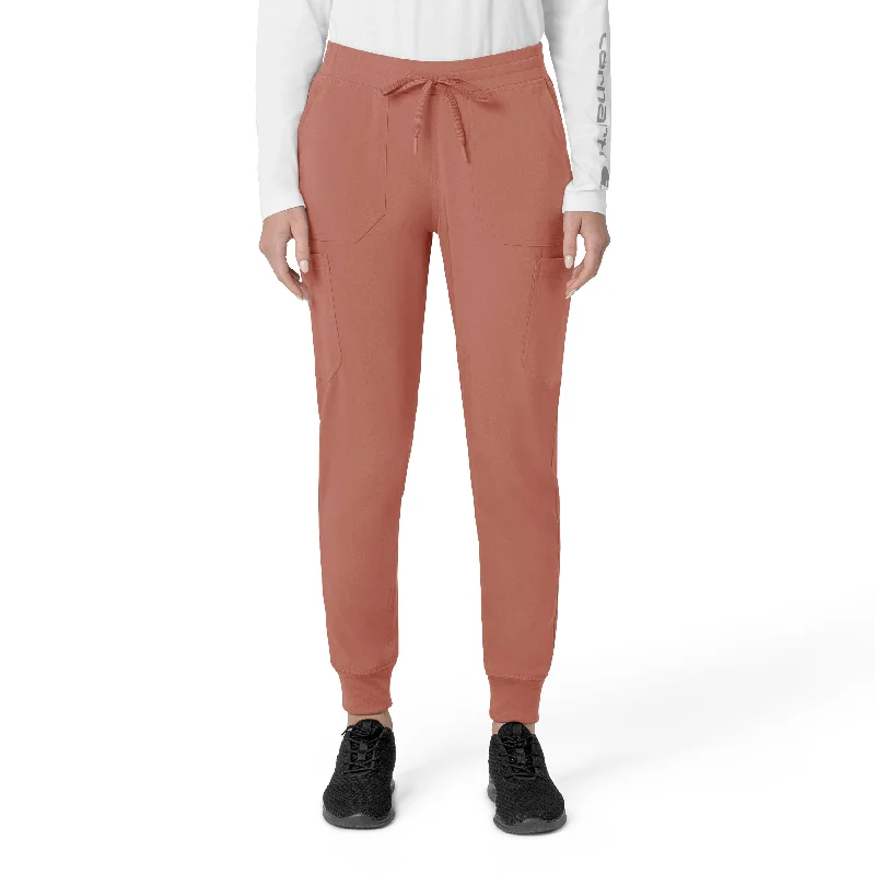 Carhartt Force Cross-Flex Women's Cargo Jogger Scrub Pant - Wildrose